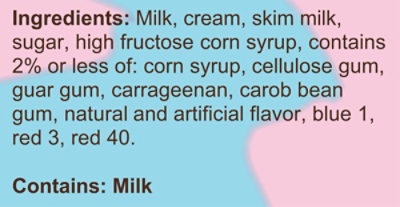 Blue Bell Cotton Candy Ice Cream - 1 Pint - 1 PT - Image 7