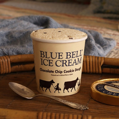 Blue Bell Chocolate Chip Cookie Dough Ice Cream - 1 Pint - 1 PT - Image 3