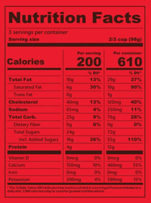 Blue Bell Cherry Vanilla Ice Cream - 1 Pint - 1 PT - Image 6