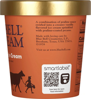 Blue Bell Pecan Pralines 'n Cream Ice Cream - 1 Pint - 1 PT - Image 5