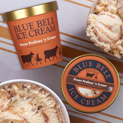 Blue Bell Pecan Pralines 'n Cream Ice Cream - 1 Pint - 1 PT - Image 3