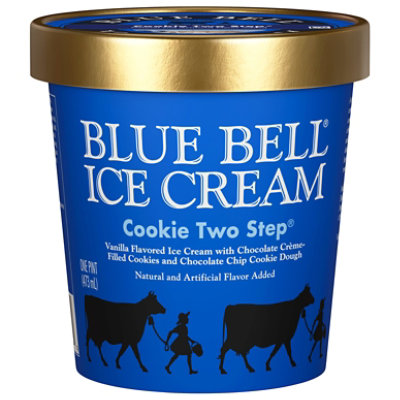 Blue Bell Cookie Two Step Ice Cream - 1 Pint - 1 PT - Image 1