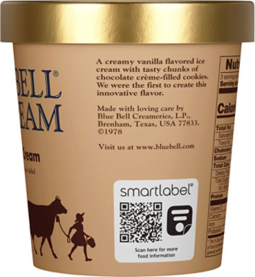 Blue Bell Cookies N Cream Ice Cream 1 Pint - 1 PT - Image 5