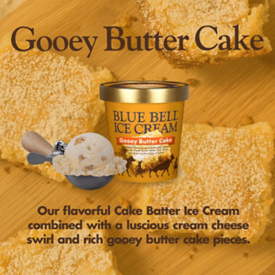 Blue Bell Gooey Butter Cake Ice Cream - 1 Pint - 1 PT - Image 2