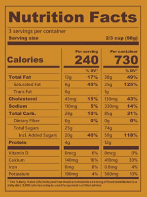 Blue Bell Gooey Butter Cake Ice Cream - 1 Pint - 1 PT - Image 6