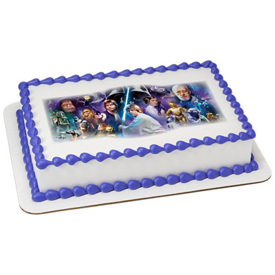 STAR WARS™ A Galaxy Far Far Away Image Photo Cake - Image 1