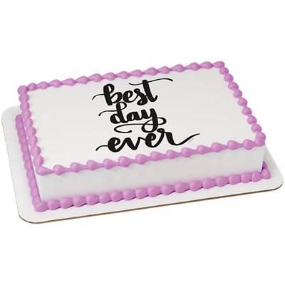 Best Day Ever Frame Photo Cake - Image 1