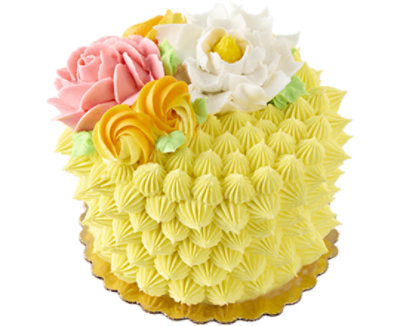 Overjoyed Textured Flower Cake - Image 1