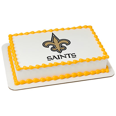 NFL New Orleans Saints Image Photo Cake - Image 1