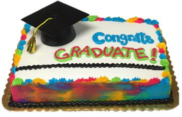 Congrats Graduate Decorated Toy Cake - Image 1