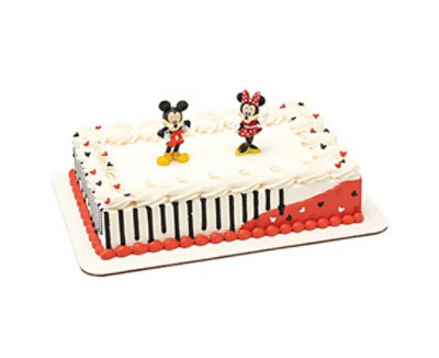Mickey & Minnie Sheet Decorated Toy Cake - Image 1