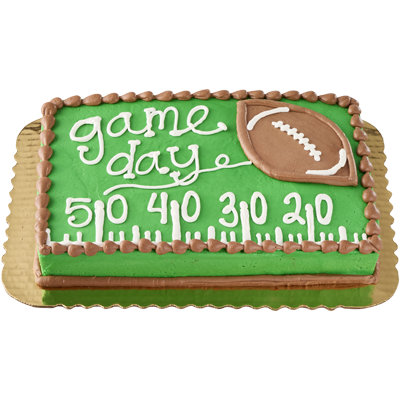 Football Field Sheet Cake - Image 1