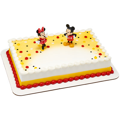 Mickey Mouse & Minnie Mouse Decorated Toy Cake - Image 1