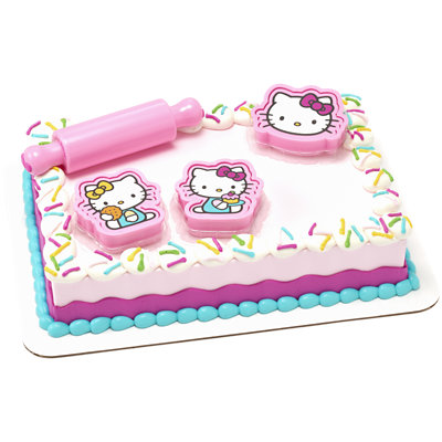 Hello Kitty® Play Bake Fun! Decorated Toy Cake - Image 1