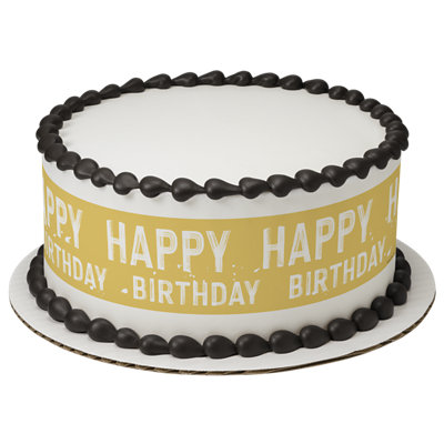Happy Birthday Strip Photo Cake - Image 1