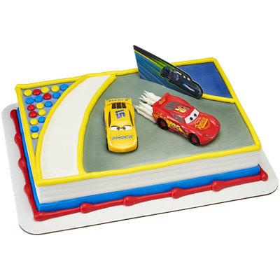 Disney And Pixar's Cars 3 Ahead Of The Curve Decorated Toy Cake - Image 1
