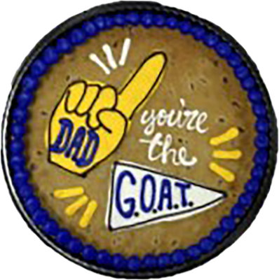 Dad You're The Goat Cookie Cake - Image 1