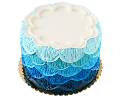 Overjoyed Textured Scalloped Cake - Image 1