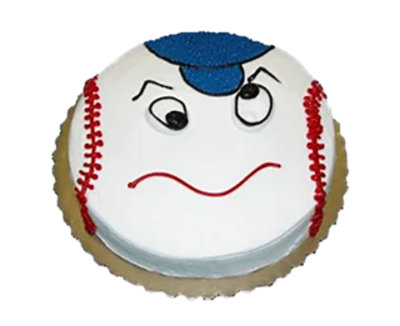 Baseball Face Cake - Image 1