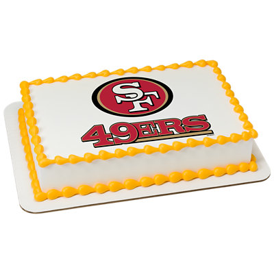 NFL San Francisco 49ers Image Photo Cake - Image 1