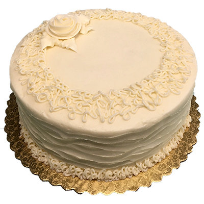 Victorian Lace Round Cake - Image 1