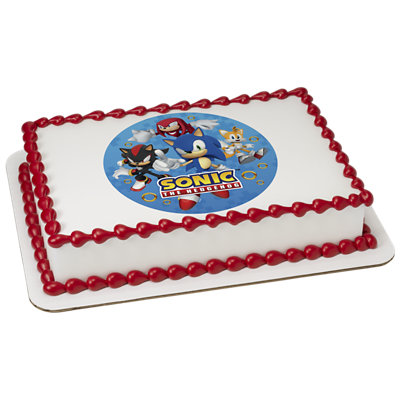 Sonic The Hedgehog™ Still Unstoppable Image Photo Cake - Image 1