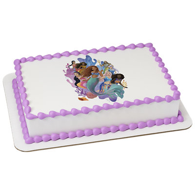 Disney's The Little Mermaid Sisters Of The Sea Image Photo Cake - Image 1