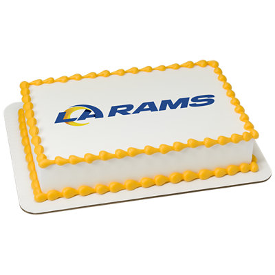 NFL Los Angeles Rams Image Photo Cake - Image 1