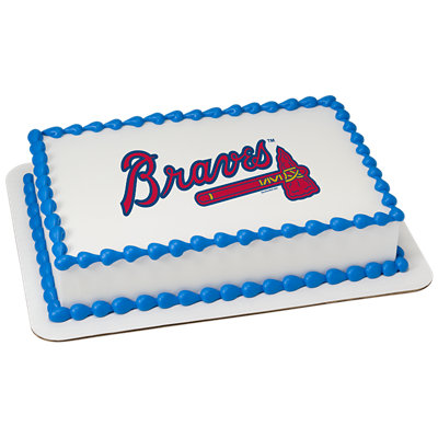 MLB® Atlanta Braves™ Image Photo Cake - Image 1