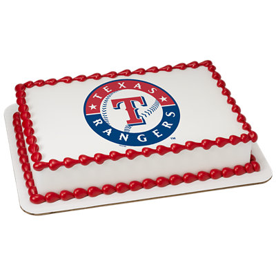 MLB® Texas Rangers™ Image Photo Cake - Image 1