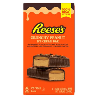 Good Humor Reese's Candy Ice Cream Bar - 6 PK
