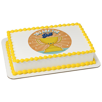 Trophy Image Photo Cake - Image 1