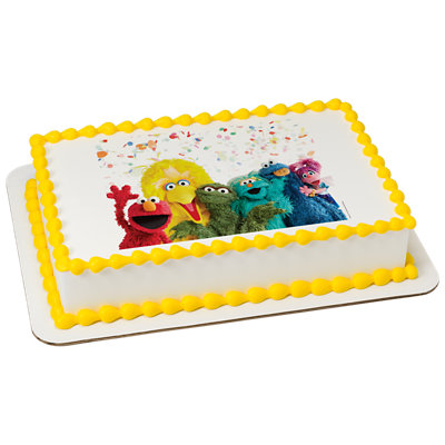 Sesame Street® 50th Anniversary Image Photo Cake - Image 1