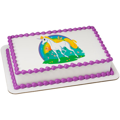 Unicorn Image Photo Cake - Image 1