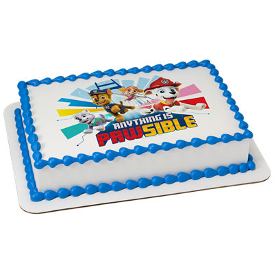 Paw Patrol Anything Is Pawsible Image Photo Cake - Image 1