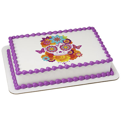 La Calavera Image Photo Cake - Image 1