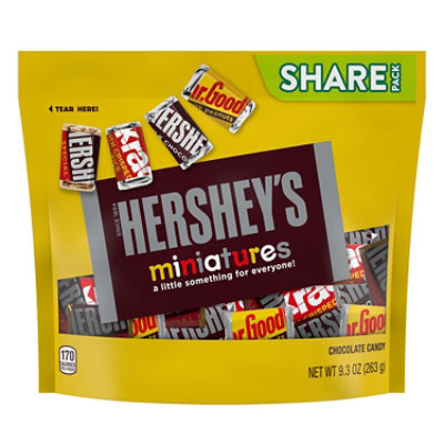 Hershey's Miniatures Assorted Chocolate Candy Share Pack - 9.3 Oz