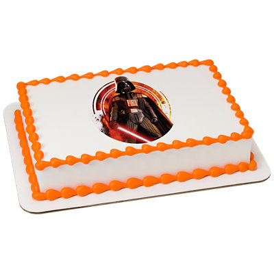 STAR WARS™ Darth Vader™ & Stormtroopers™ Image Photo Cake - Image 1