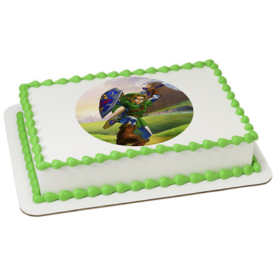 The Legend Of Zelda™: Ocarina Of Time™ Image Photo Cake - Image 1