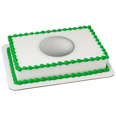 Golf Ball Image Photo Cake - Image 1