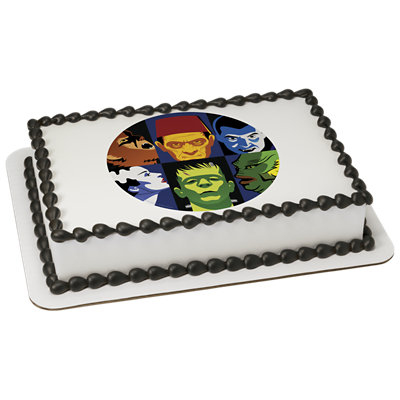 Universal Monsters Image Photo Cake - Image 1