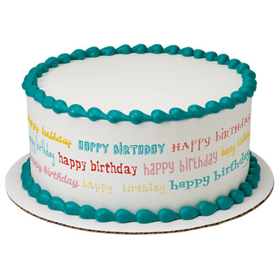 Birthday Blowout Strip Photo Cake - Image 1