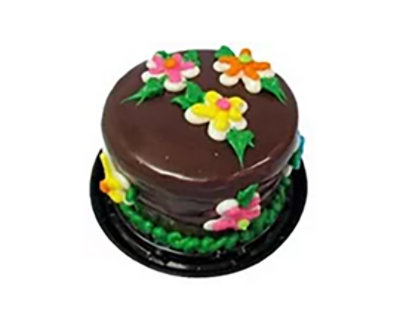 Enrobed Floral Cake - Image 1