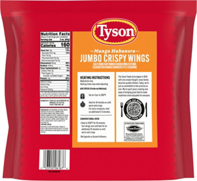 Tyson Mango Habanero Jumbo Crispy Wings 40oz - 40 OZ - Image 5