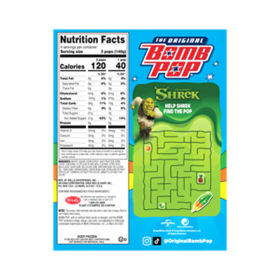 Bomp Pop Shrek Bars 12ct 1.75fz - 12-1.75FZ - Image 3