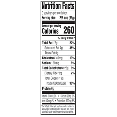 Kemps Crafted Collection Chocolate Peanut Butter Bliss Ice Cream, 1.5 Quart - 1.5 QT - Image 2