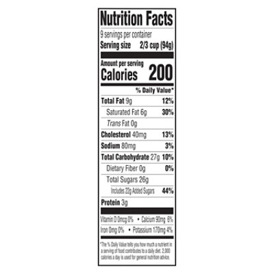 Kemps Crafted Collection Peaches & Cream Ice Cream 1.5 Quart - 1.5 QT - Image 2