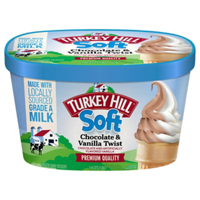 Turkey Hill Soft Van Choc Twist Ice Cream , 46 Fz - 46 FZ - Image 2
