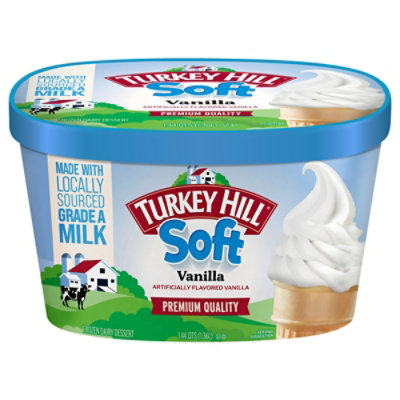 Turkey Hill Soft Vanilla Ice Cream 46 Fz - 46 FZ - Image 1