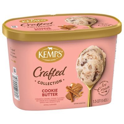 Kemps Ice Cream Crafted Collection Cookie Butter, 1.5 Quart Scround - 1.5 QT - Image 3